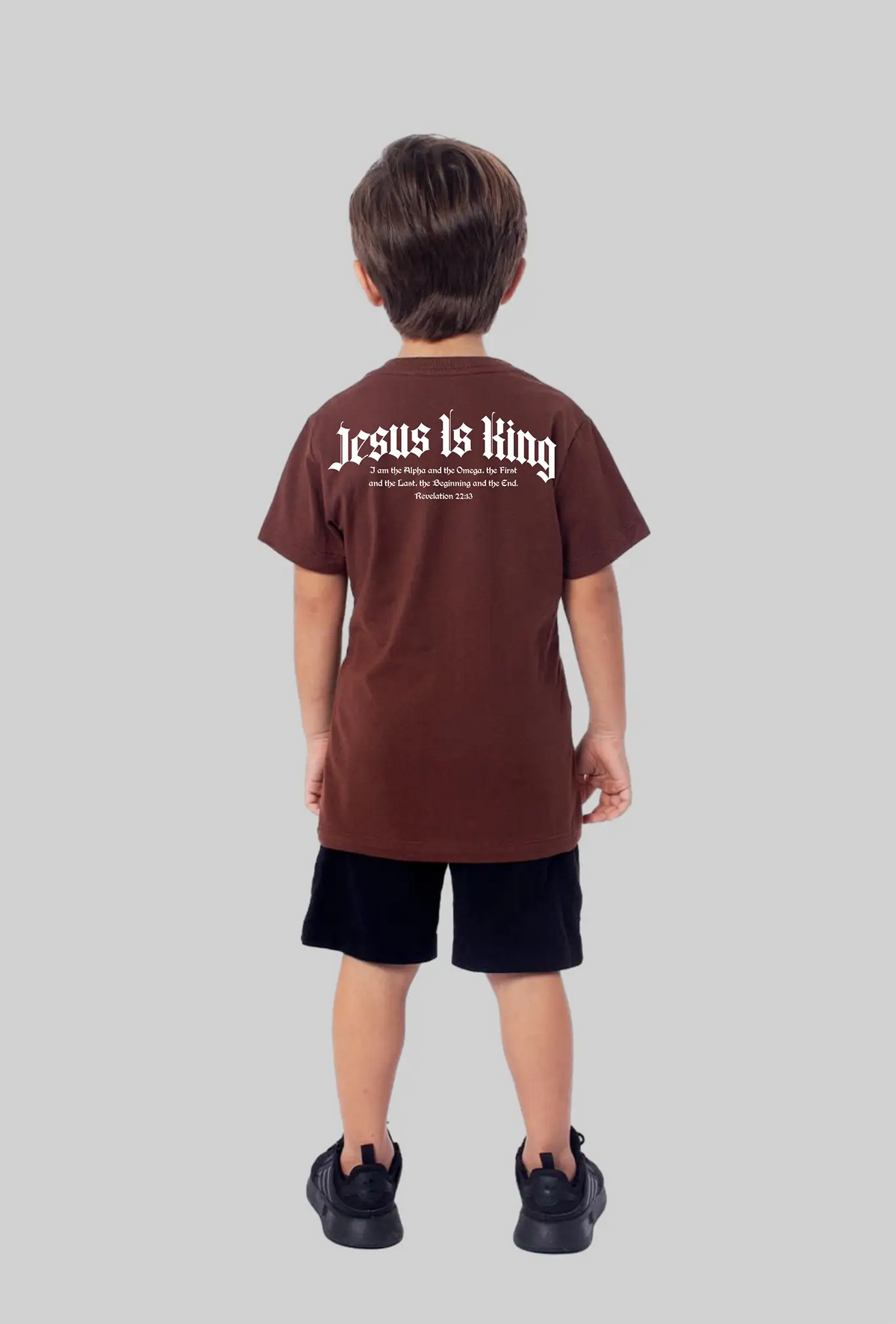 Camiseta infantil - Jesus is King