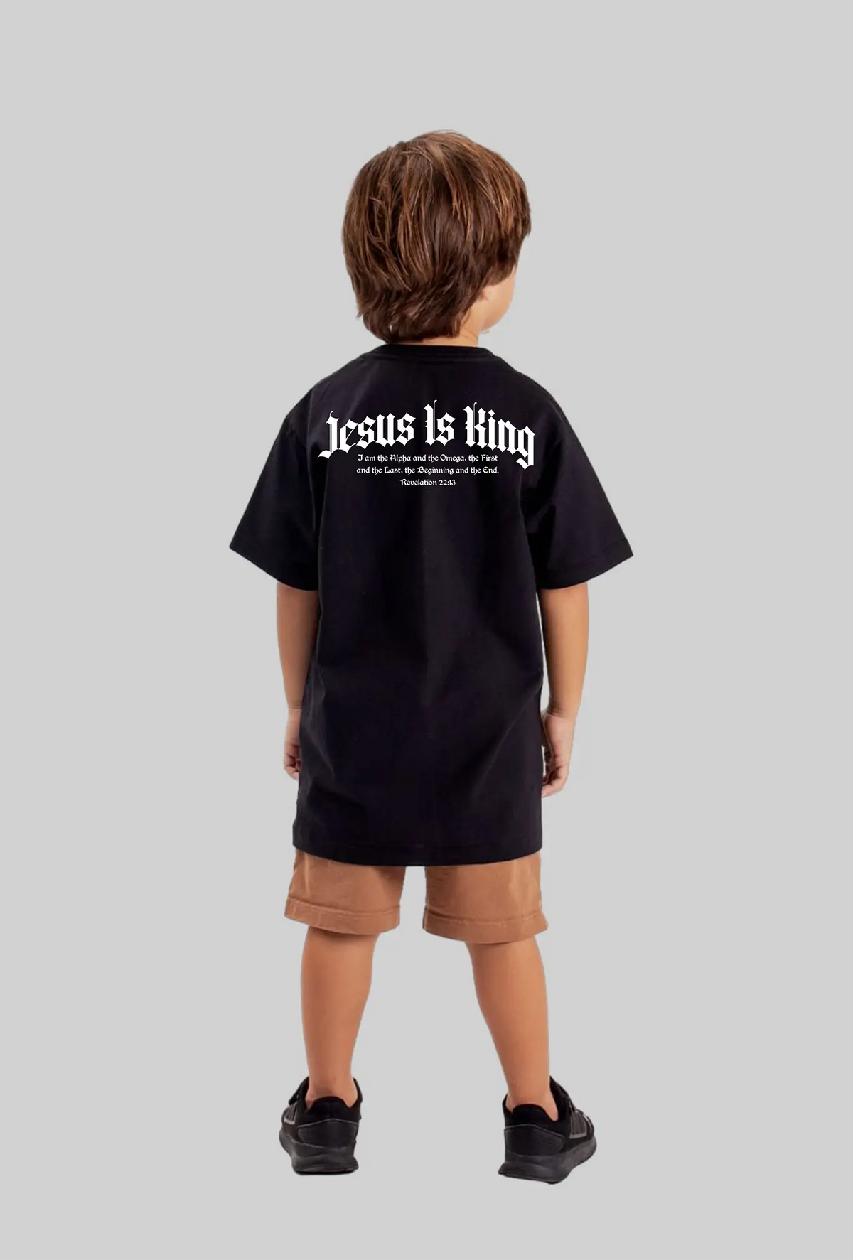 Camiseta infantil - Jesus is King