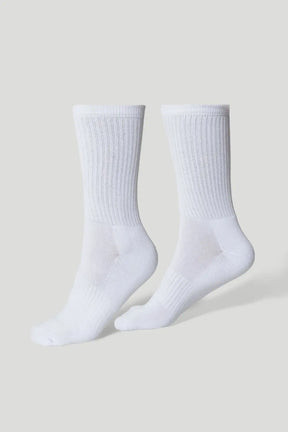 Kit com 2 pares - Meia Cano Alto GLORYFIT Performance Basic - white